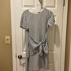 Dylan Gray Striped Dress / Size 6 / Like New!